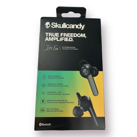 Skullcandy Indy Evo In-Ear Wireless Earbuds - New - Picture 1 of 5